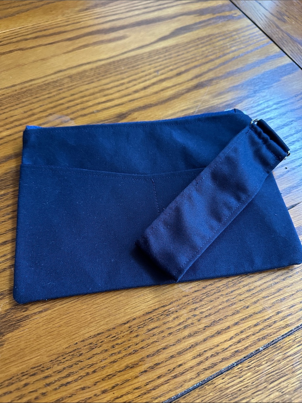 Navy Clutch - Handmade by myself. Custom orders welcome.